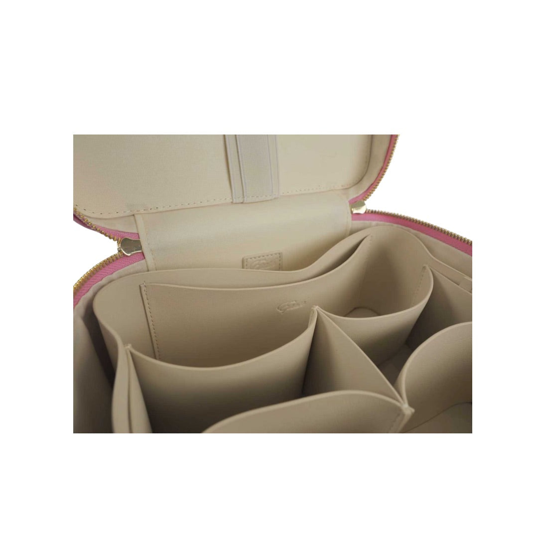 Signature Vanity Bag (Pink Ostrich)