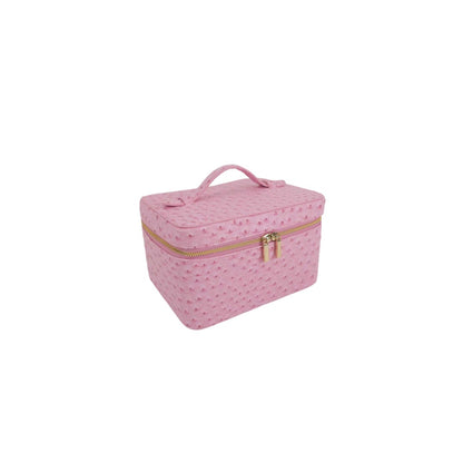 Signature Vanity Bag (Pink Ostrich)