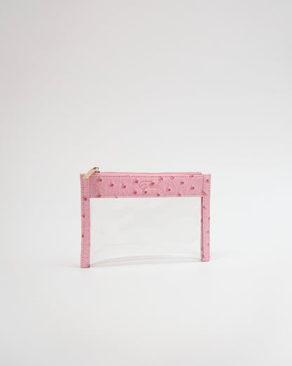 [PRE-ORDER] Petite Pouch (Pink Ostrich)