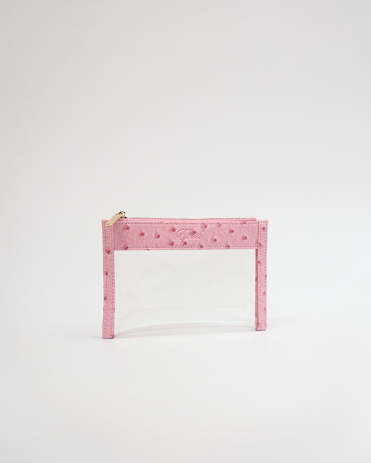 [PRE-ORDER] Petite Pouch (Pink Ostrich)