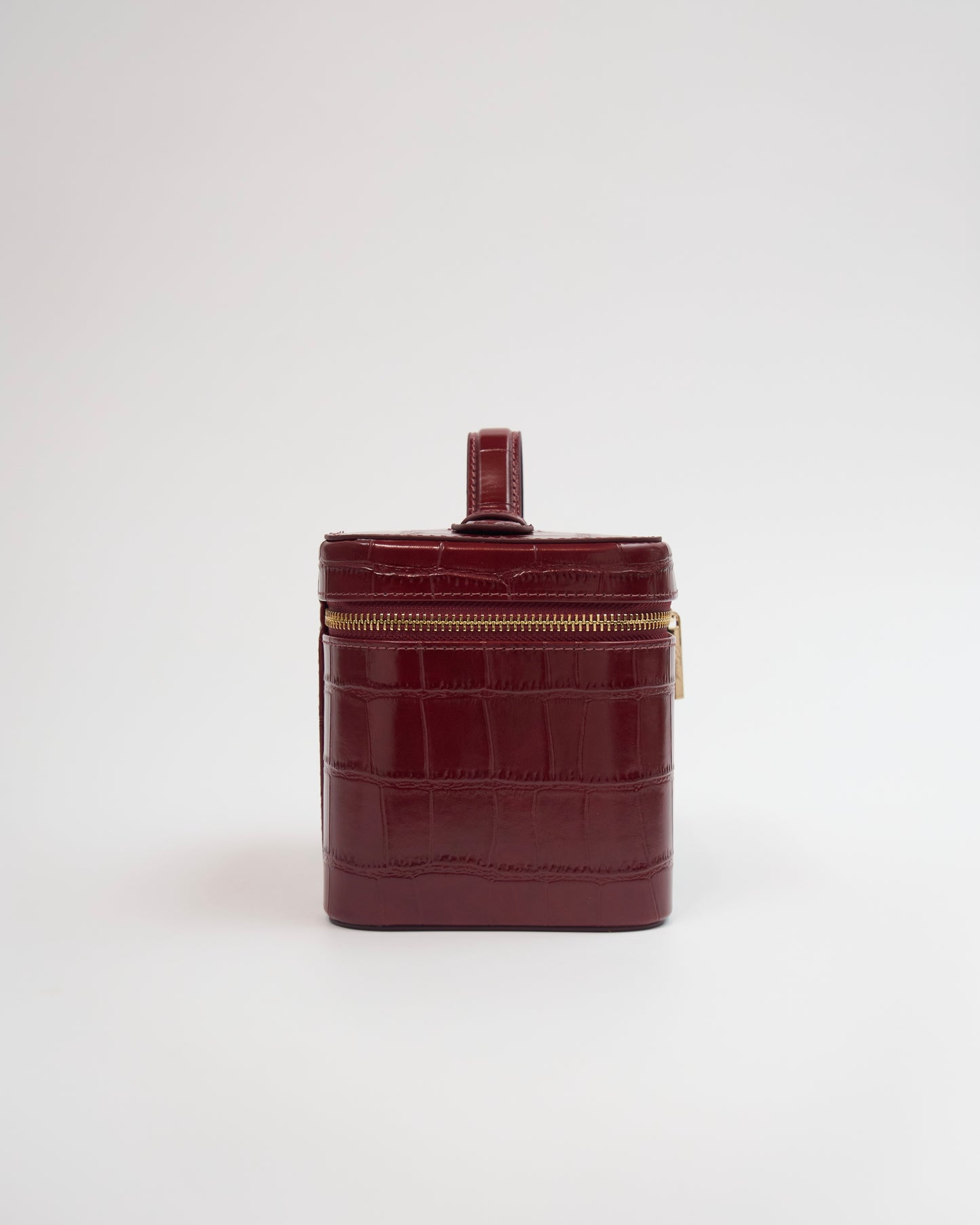 [PRE-ORDER] Mini Signature Vanity Bag (Cherry Croc)