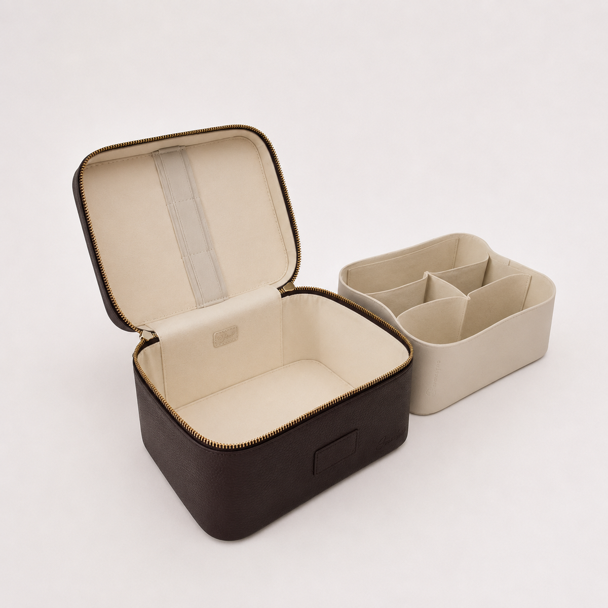 Medium Signature Vanity Bag (Espresso)